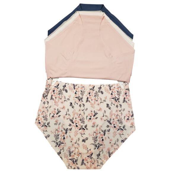 Laura Ashley NWT 5 pack no show super soft‎ panties polyester spandex M - Picture 6 of 10